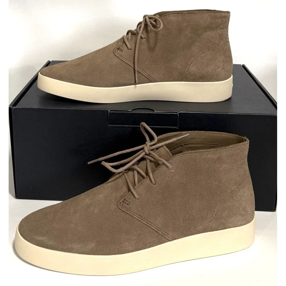 Everlane Shoes Mens Size 7.5 The Desert Chukka Boots Suede Lace Up Brown